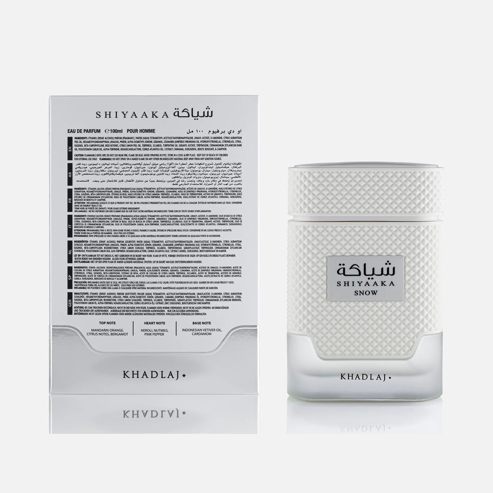 Shiyaaka Snow 100 ML by Khadlaj Perfumes