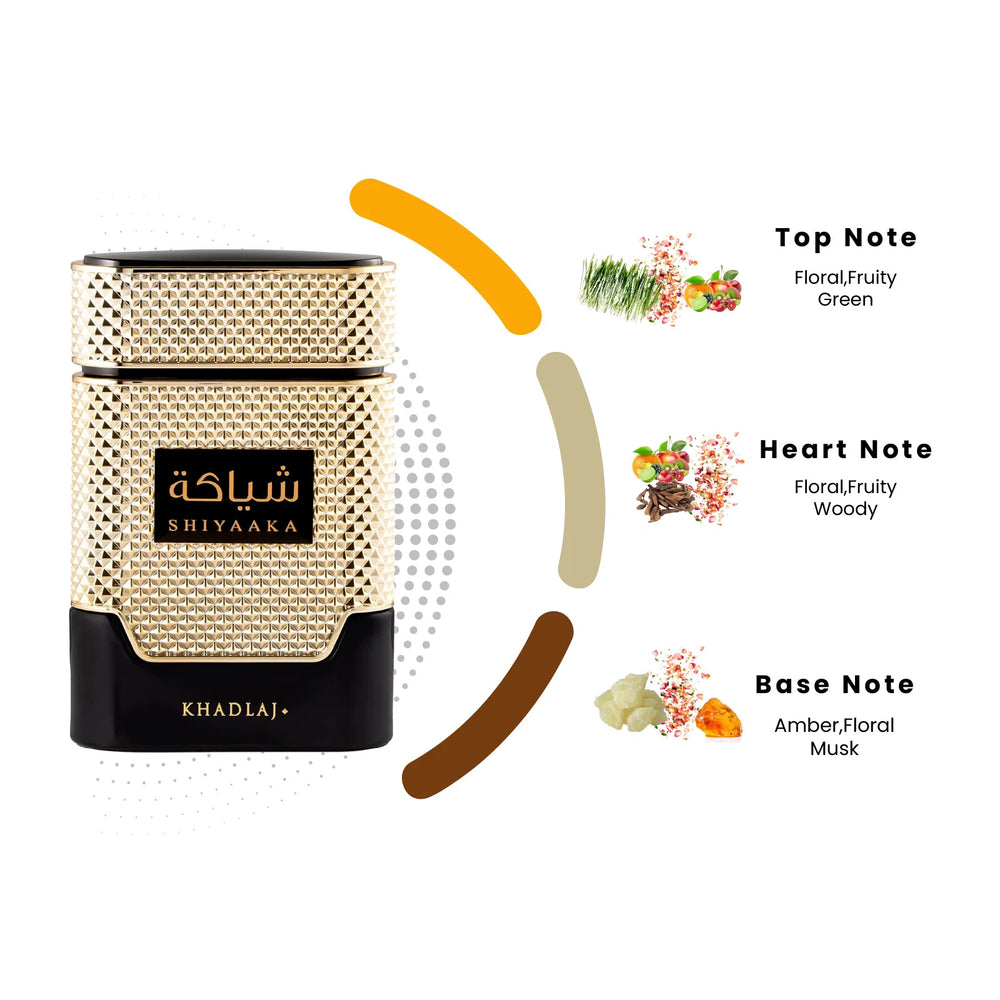 Shiyaaka Gold 100 ML by Khadlaj Perfumes