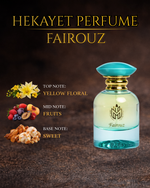 عطر حكاية فيروز أو دو بارفان 100 مل – عطر زهري فاكهي حلو للجنسين | عطر فاخر يدوم طويلاً