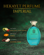 حكاية إمبريال ماء عطر 100 مل – عطر برغموت فلفل وردي عنبر جلد مسك | عطر فاخر يدوم طويلاً