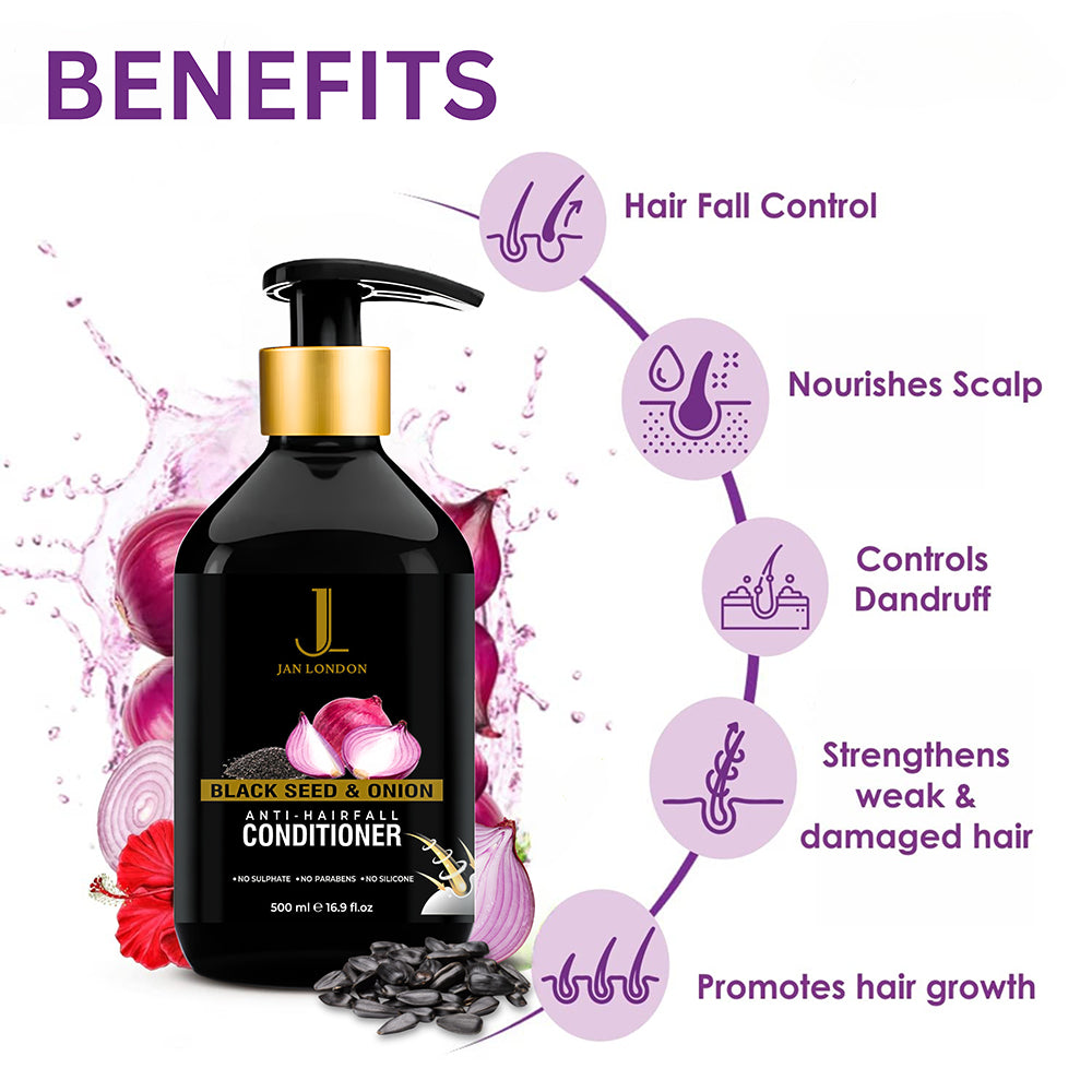 Jan London Blackseed and Onion Nourishing Anti Hair Fall Conditioner