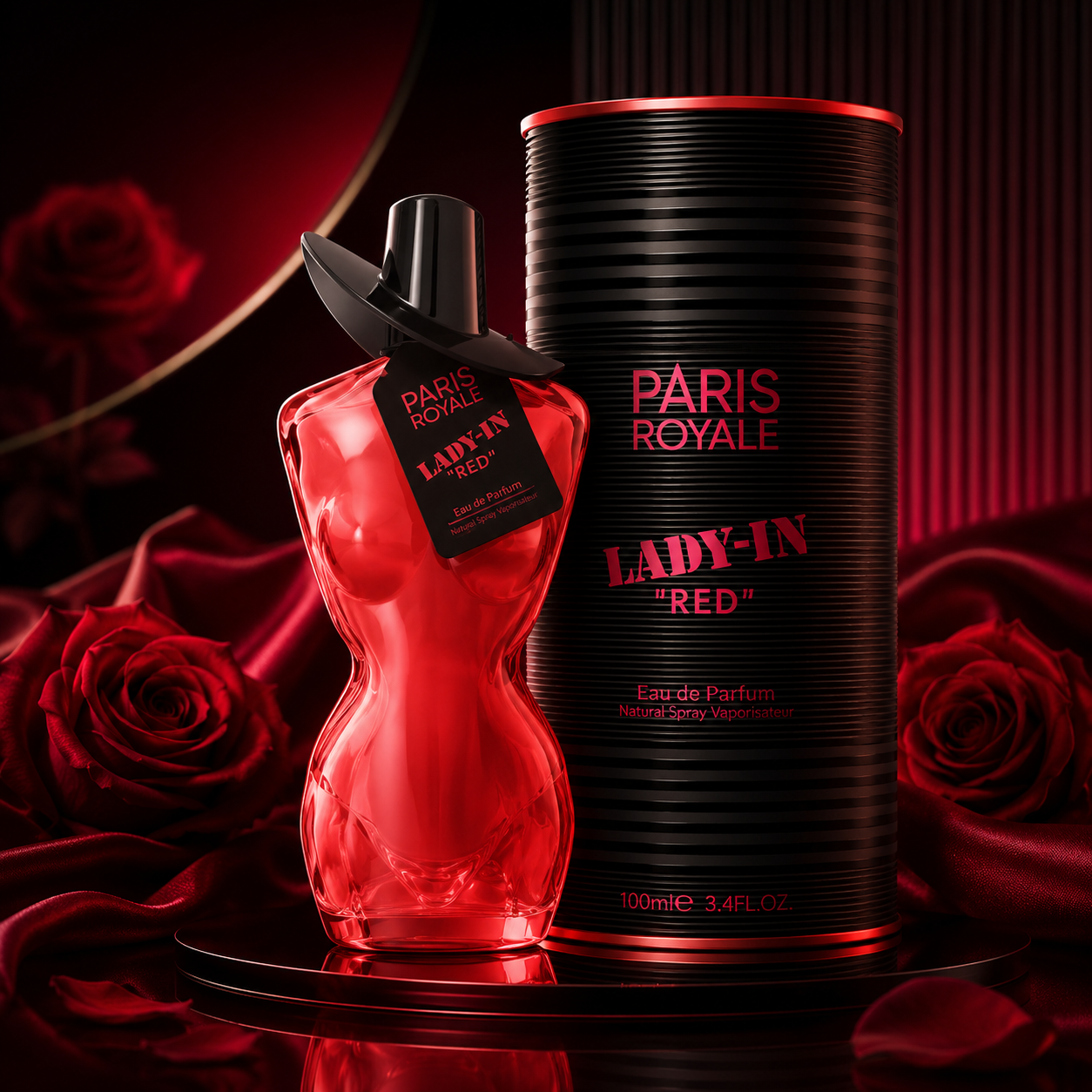 PARIS ROYALE LADY IN RED